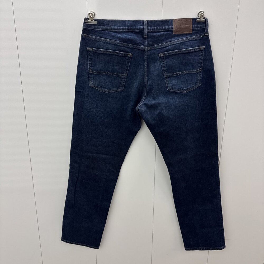 Lucky Brand 221 Straight Leg Zip Fly Denim 38X32 Dark Wash